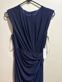 Women’s Navy Blue Sleeveless Long Dress Size 2