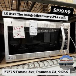 LG Over The Range Microwave 