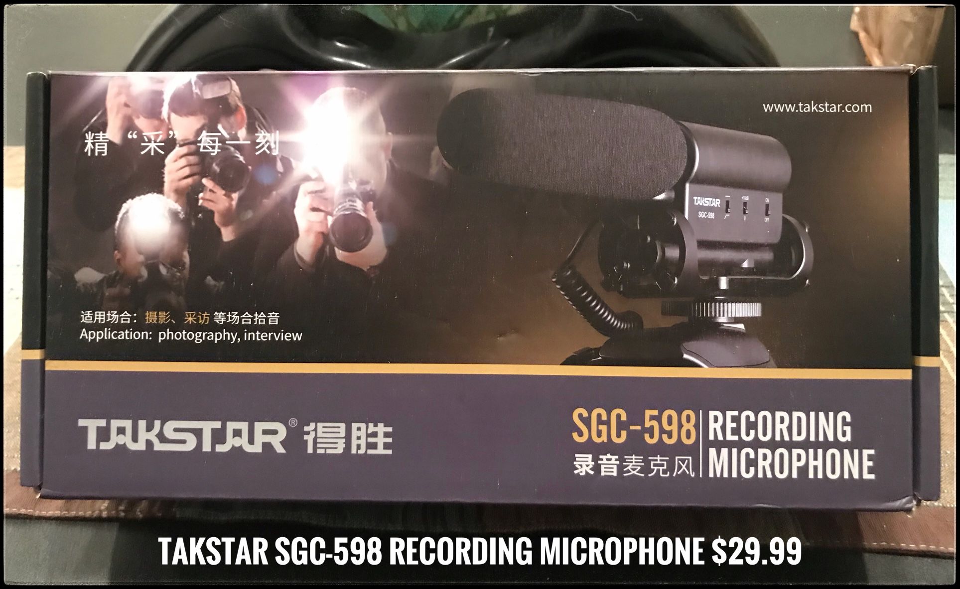 TAKSTAR SGC-598 Recording Microphone 