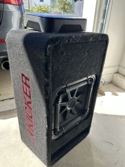 Single 10” subwoofer & JBL club series amplifier