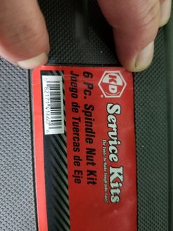 Spindle nut kit