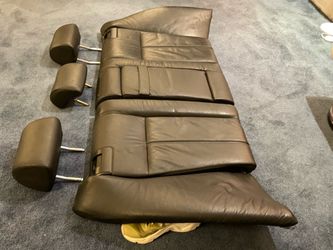 E39 rear seat black fold down backrest cushions