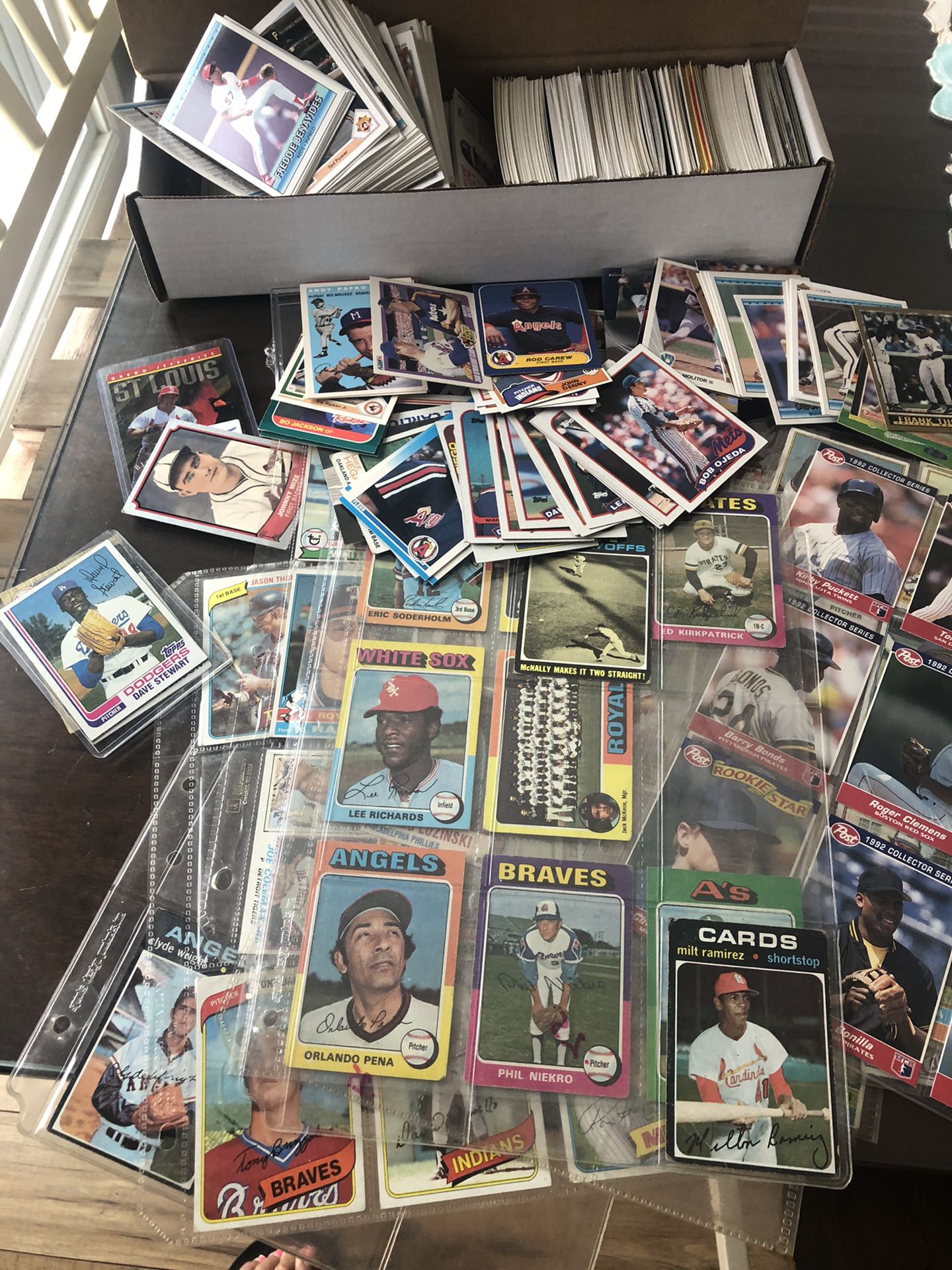Baseball card collection