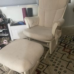 Rocking Chair With Foot Rest