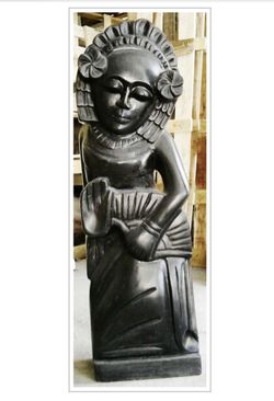 Terrazzo Stone Beautiful Dancing Woman Statue 48”High