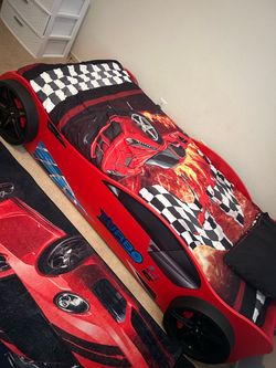 Red Race Car Kids Bed Frame