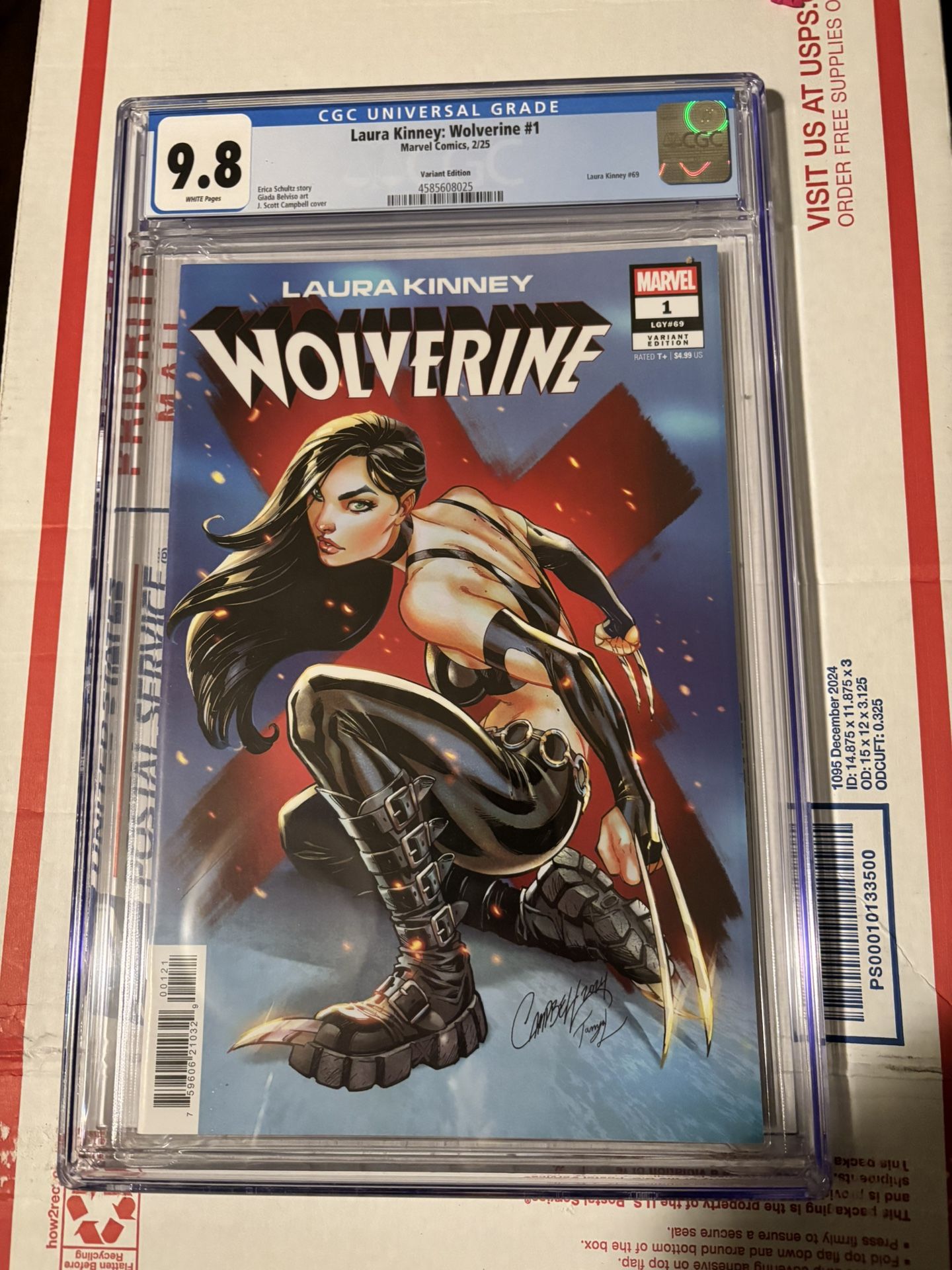 CGC Graded Wolverine Comic