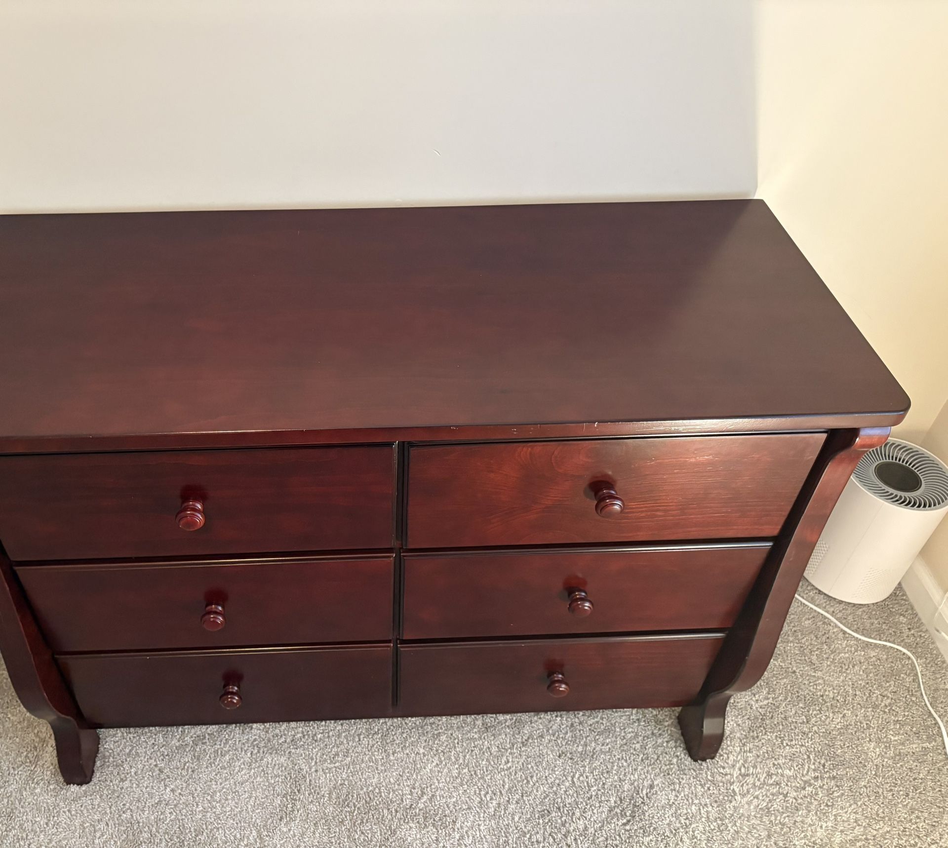  6-Drawer Dresser-Classic Cherry-Must Go(Moving)!