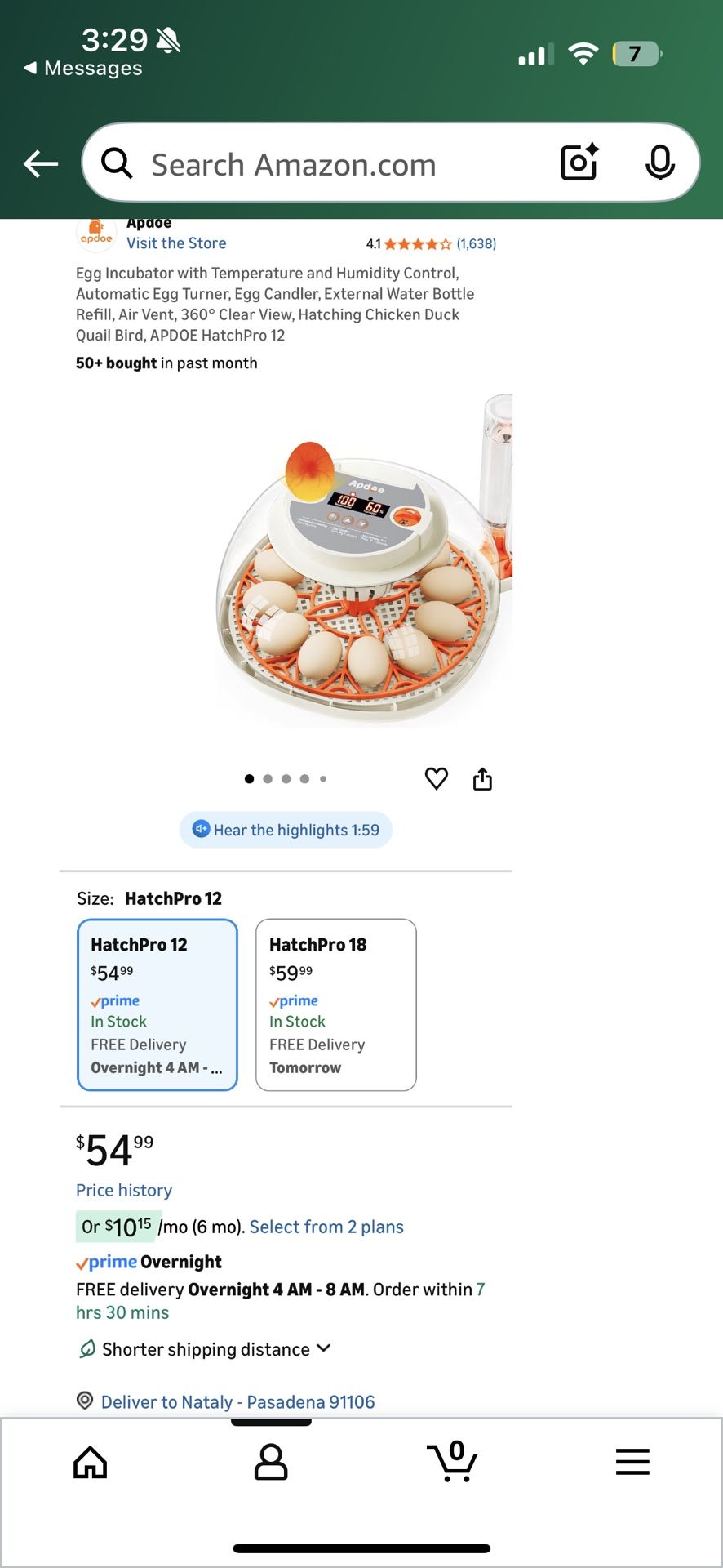 Egg Incubator