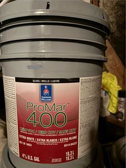 Sherwin Williams White gloss paint for interior