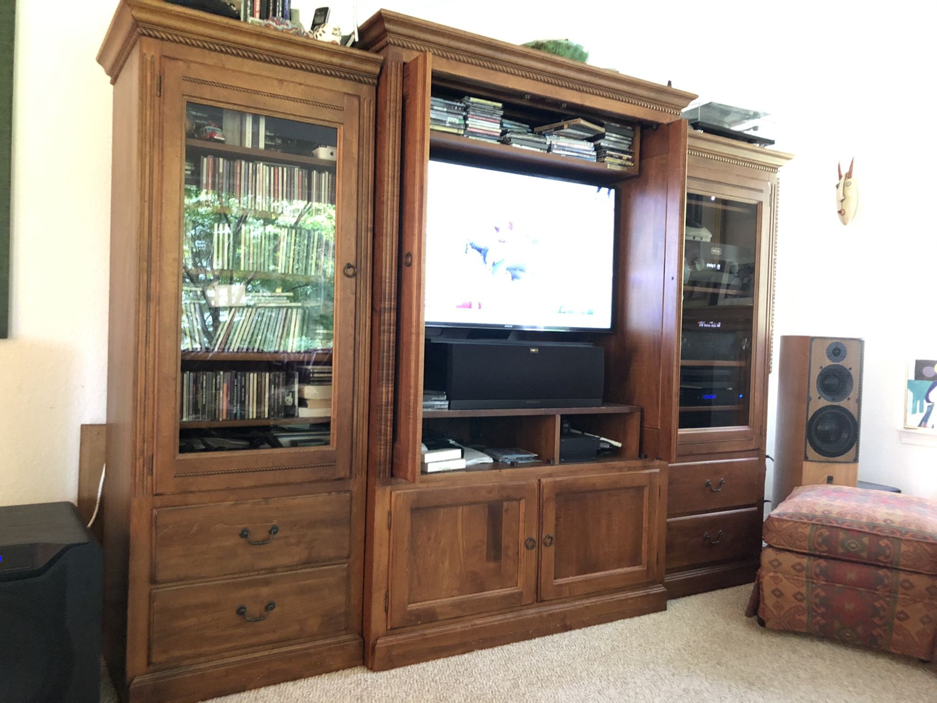 Ethan Allen 3 piece entertainment center for Sale in Olympia, WA OfferUp