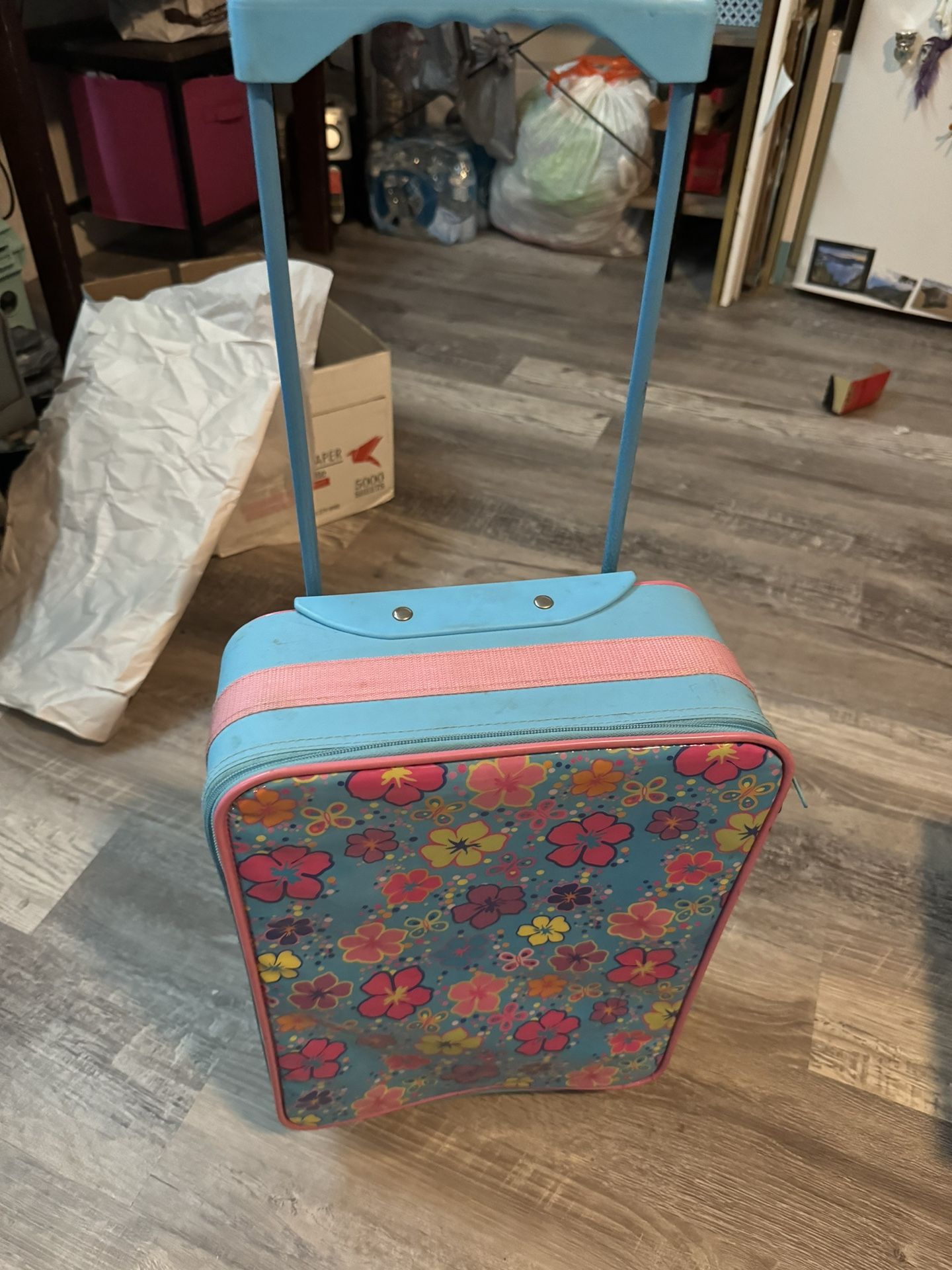 Kids Floral Suitcase