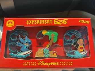Experiment 626 stitch limited edition pin release