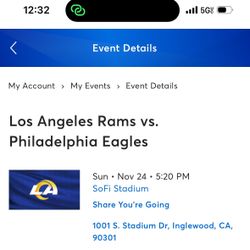 Rams Vs Eagles 
