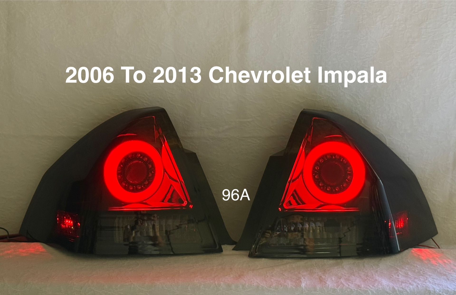 2006 To 2013 Chevrolet Impala Tail light /// 2014 To 2016 Chevy Impala Limited Halo Style LED Tail lights