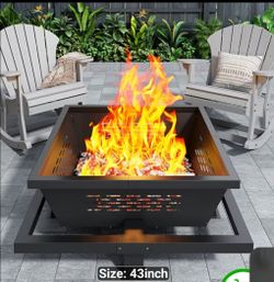 43in outdoor Fire pit