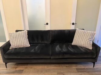 Black Velvet Sofa from Sofa Company