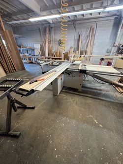Cantek 5 HP Single Phase 5’ Sliding Table Saw