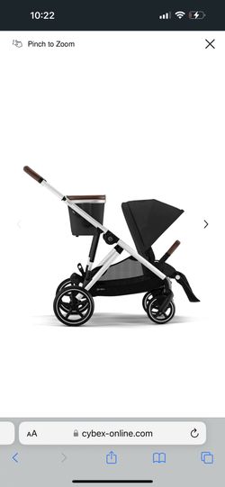 Black Cybex Gazelle S Modular Stroller Set