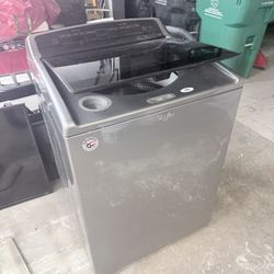 Black Chrome Whirlpool Washer