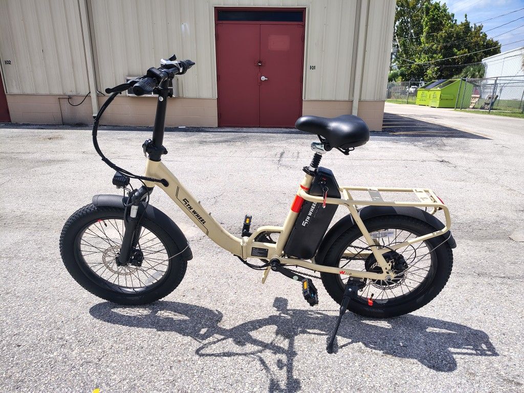 20" 5th Wheel Fat Tire Foldable Electric Bike