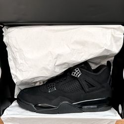 Brand New Jordan 4 Retro “Black Cat” (2025) Men’s Size 11