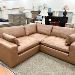 New Leather Sectional 🔥🔥 TAKE IT HOME 