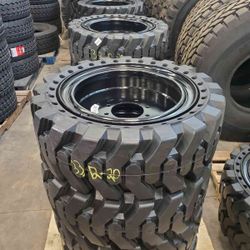New Set 12-16.5 Solif Bobcat Skid Steer Tires
