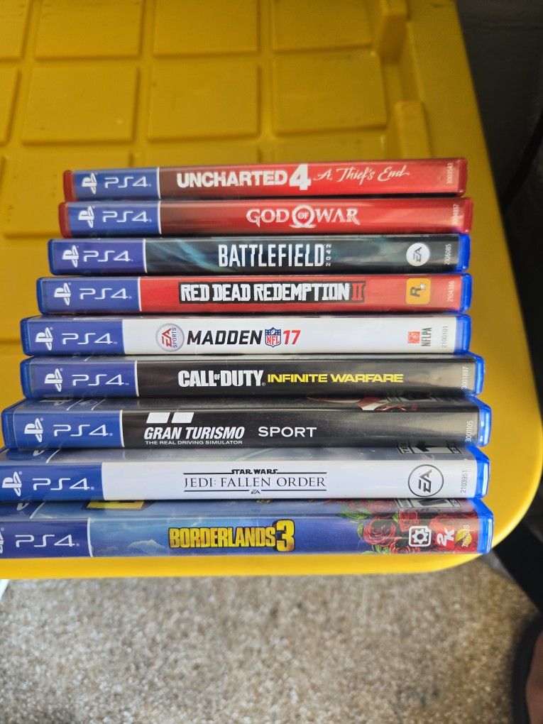 PLAYSTATION PS4 GAMES (9)