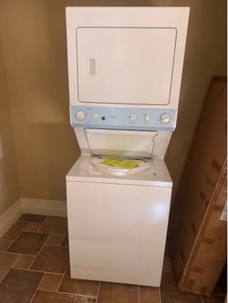 Brand new GE stackable washer and dryer