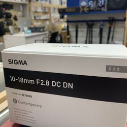 Sigma 10-18 2.8 L Mount