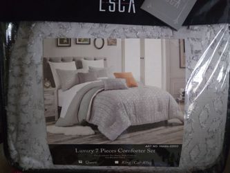 New 7-Piece Comforter Set Queen