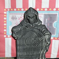 Grim Reaper Tombstone Halloween Graveyard Decoration