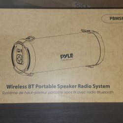 Pyle Wireless Portable Bluetooth Speaker, Brand New Unopened Box