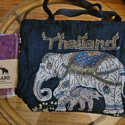 Thailand Bag & Silk Scarf
