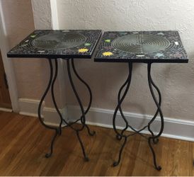 Pair of Labyrinth Side Tables