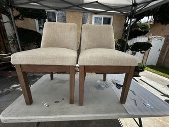 Set of 2 Upholstered Dining Chairs