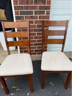 set of 6 solid wood kitchen/Dining room Chairs