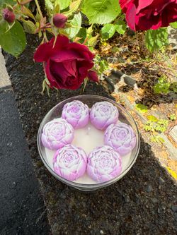 Peony candles