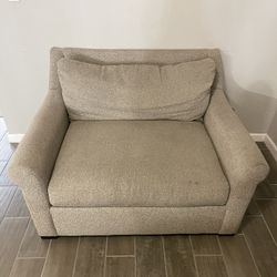 Gray oversize Single Couch