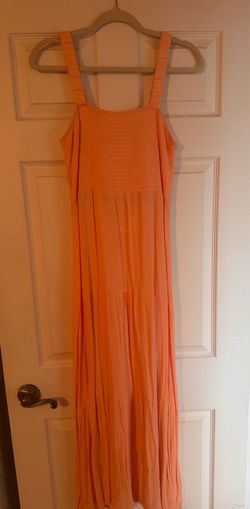 Peach maxi dress- size XL
