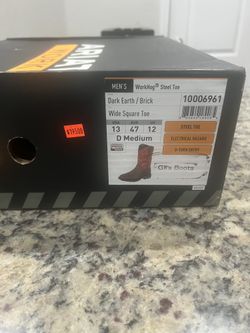 Steel Toe Ariat Boots And FR Jeans