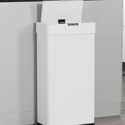 21.1 Gallon Motion Sensor Trash Can,Touchless Automatic Garbage Can,Brushed Stainless Steel Smart Bin,with Bag Holder,Soft Close Lid,for Kitchen,Offic