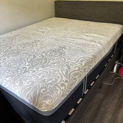 Queen Mattress and Frame