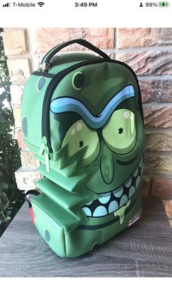 Sprayground Rick & Morty Pickle Shark Bite Backpack (NEW) for Sale