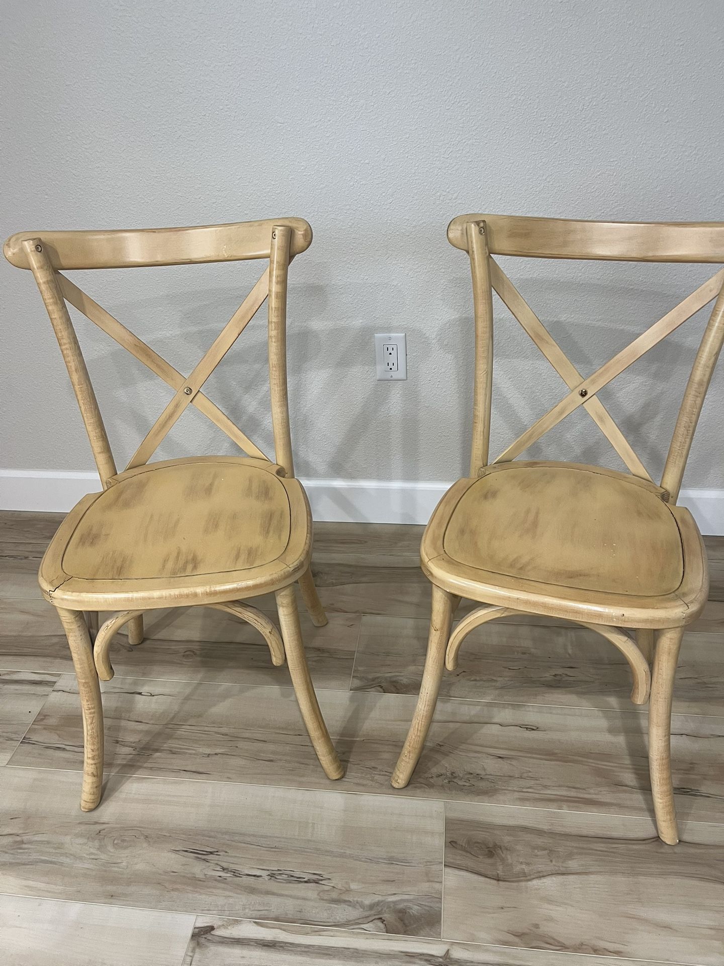 Bistro style solid wood Chairs
