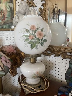 Sweet vintage globe lamp