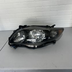 2009-2010 Toyota Corolla S Type Left Headlight