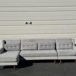 3PC West Elm Sectional Couch Free Delivery 🚚 