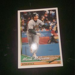 Mark McGuire Baseball Card 